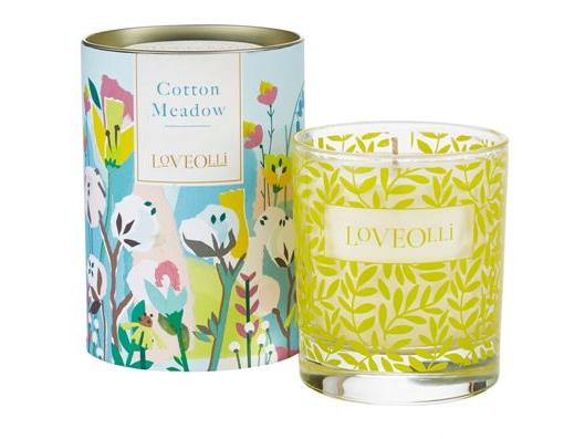 LoveOIli Cotton Meadow Scented Candle