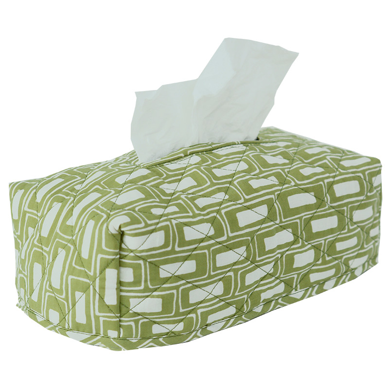 Balizen Rectangles Sage Tissue Box Cover