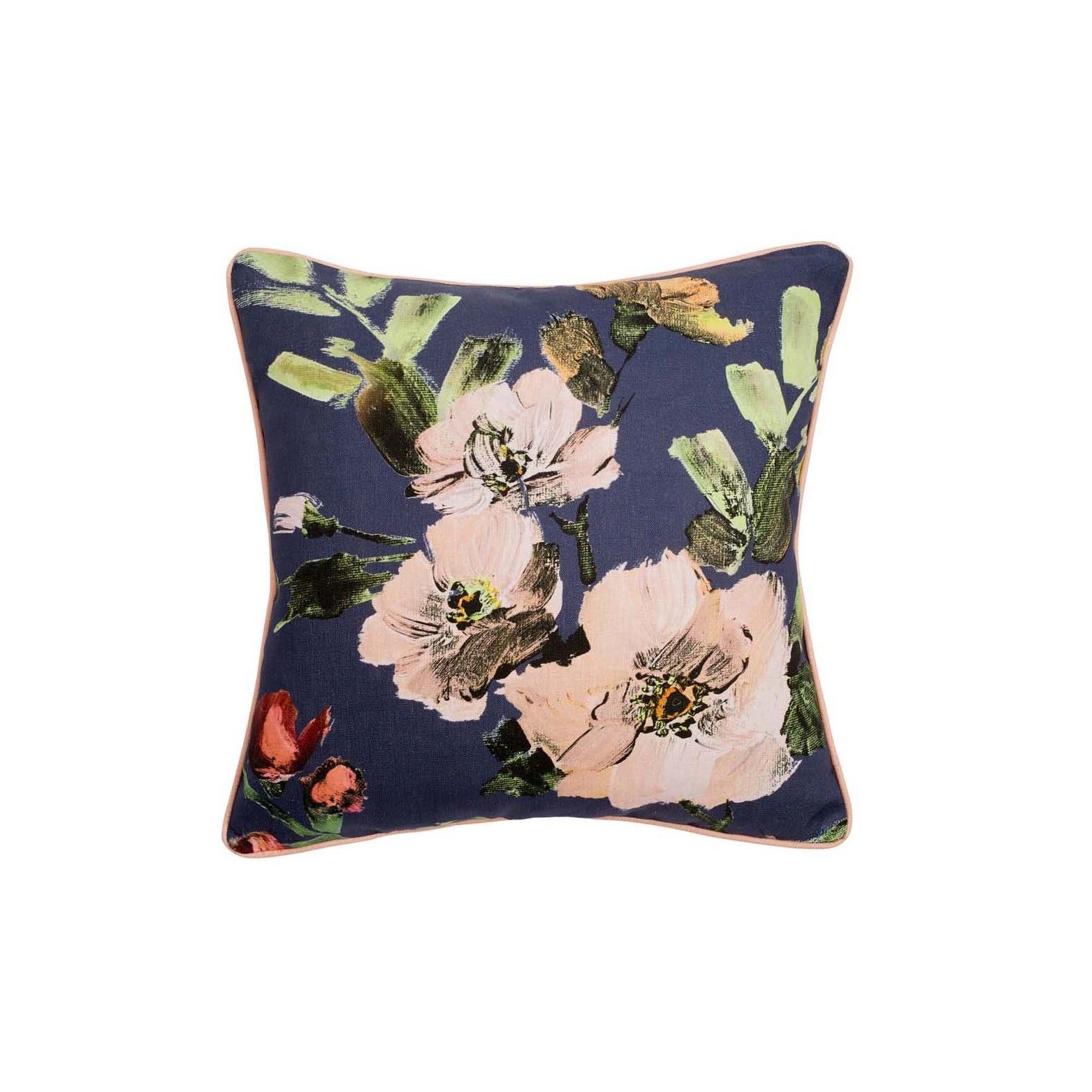 Hillsborough Floral Linen Cushion Cover