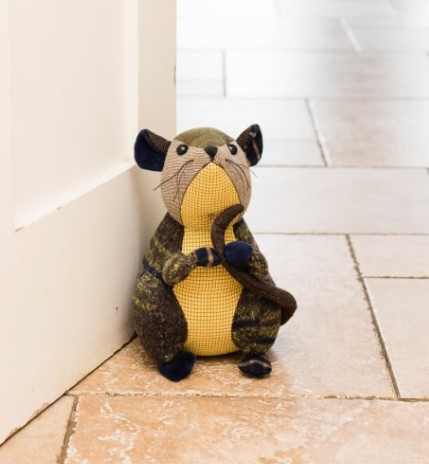 Patchwork Mouse Doorstop