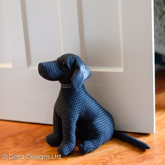 Baylee Black Labrador Dog Doorstop