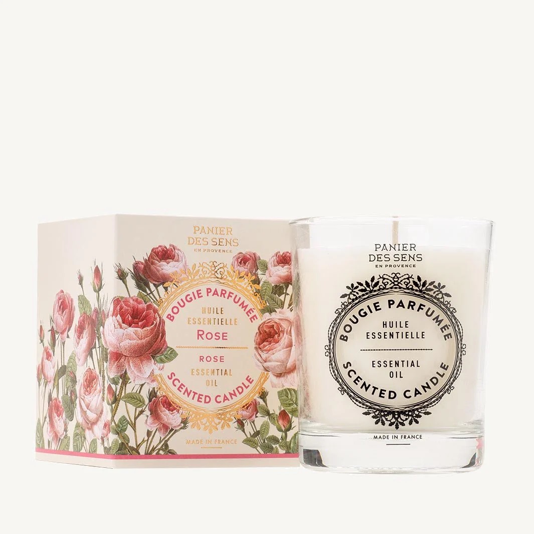 Panier Des Sens Rejuvenating Rose Scented Candle