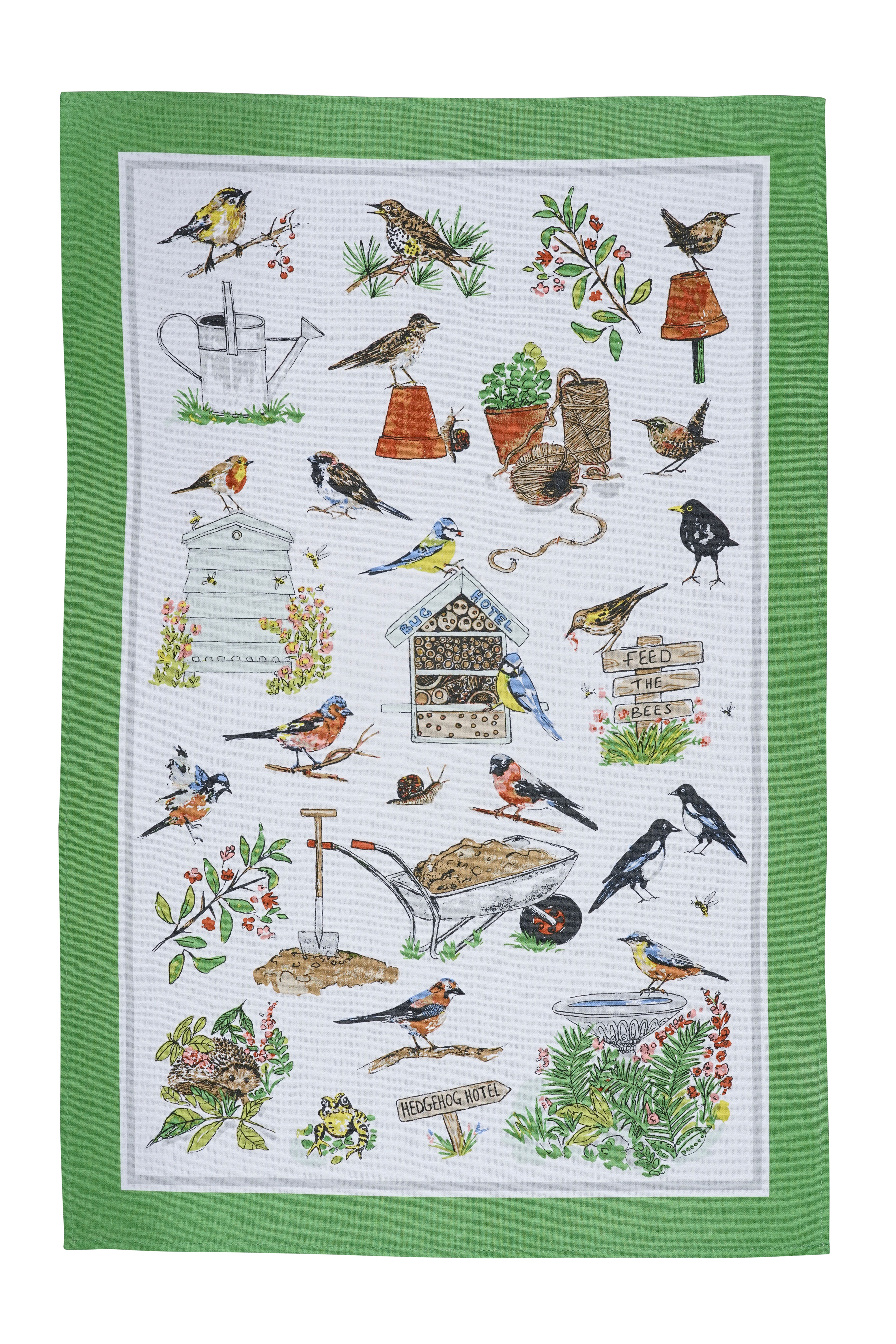 Ulster Weaver's Garden Birds Cotton Tea Towel