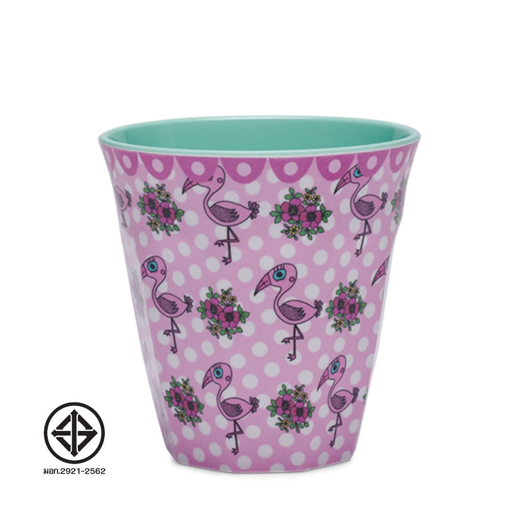 SuperSOSO Pink Flamingo Tumbler (M)