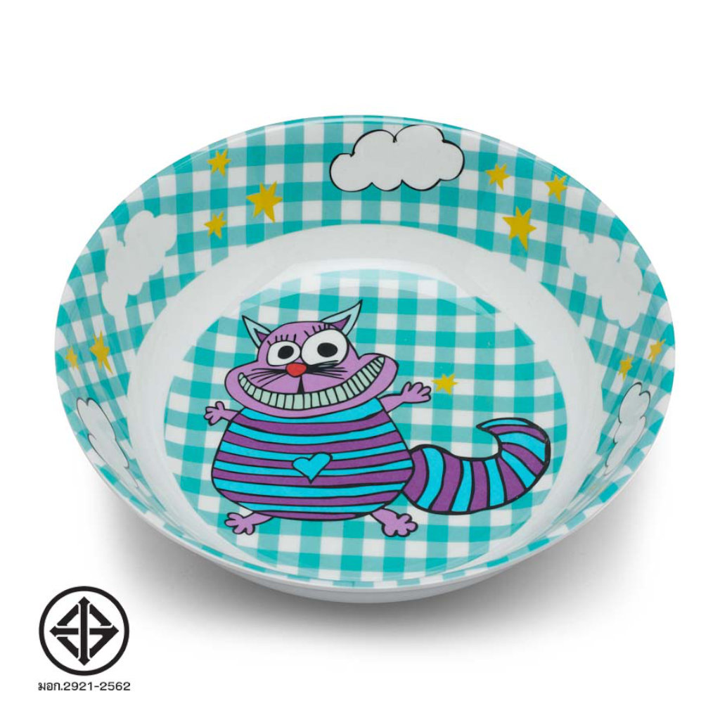 SuperSOSO Crazy Cat Deep Plate