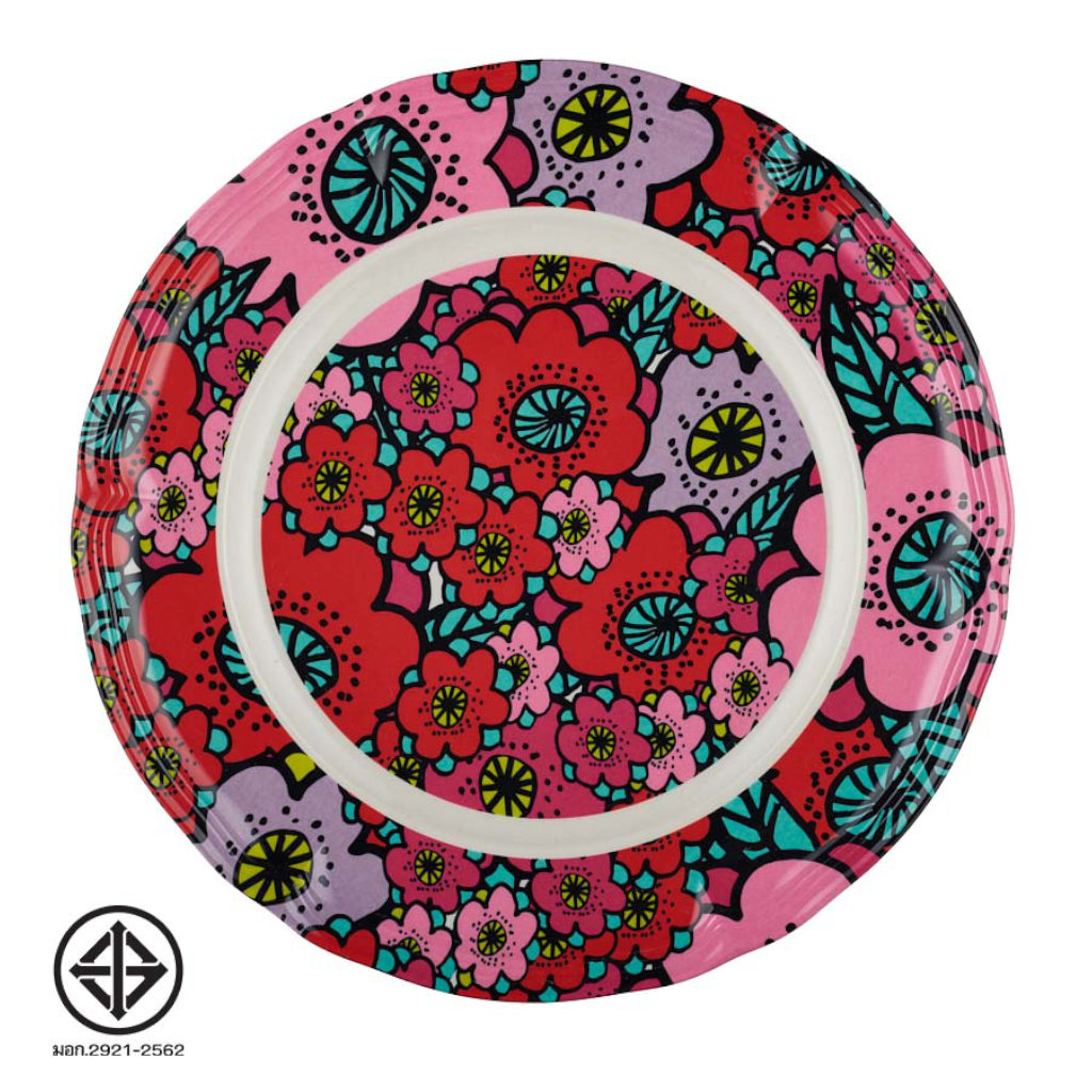 SuperSOSO Indian Summer Round Plate