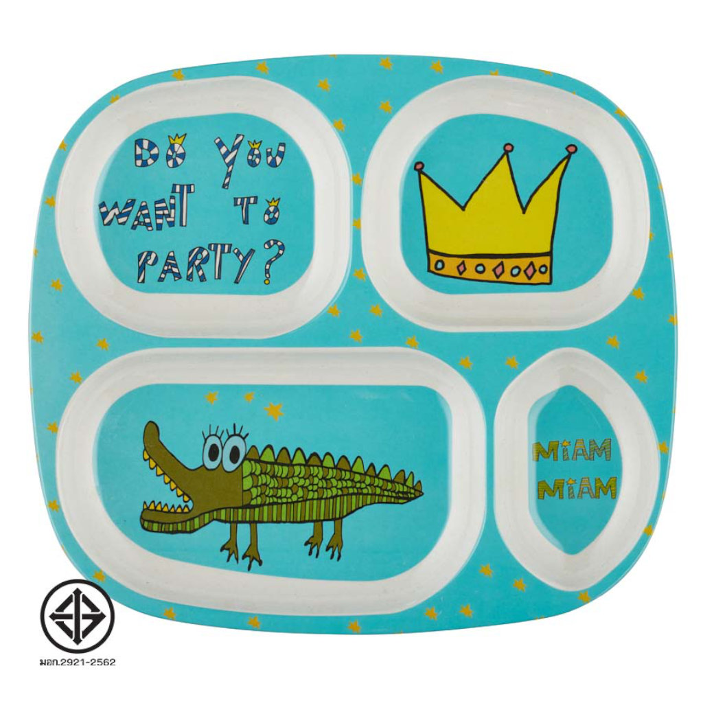 SuperSOSO Croco Kids Plate