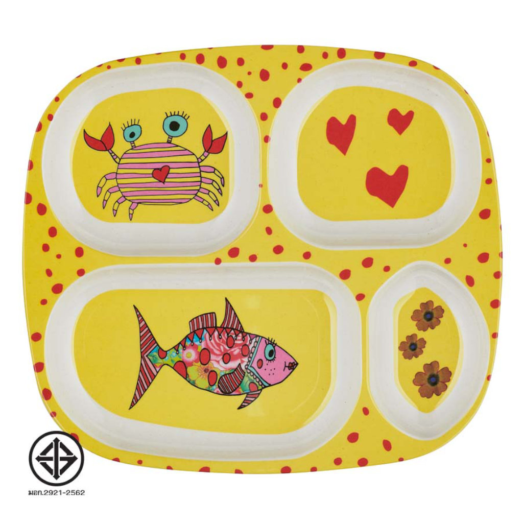 SuperSOSO Mrs Fish Kids Plate