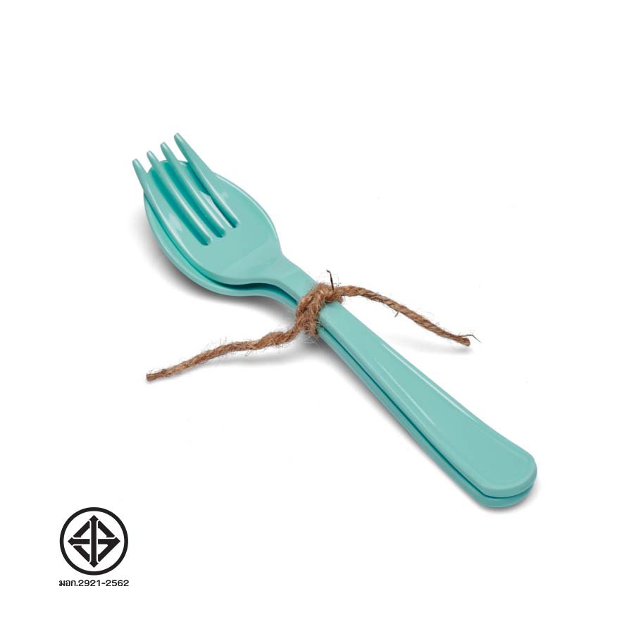 SuperSOSO Green Fork & Spoon (M)