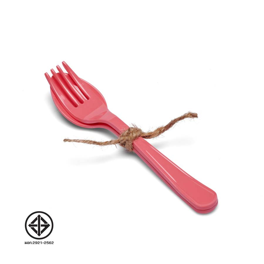 SuperSOSO Red Fork & Spoon (M)