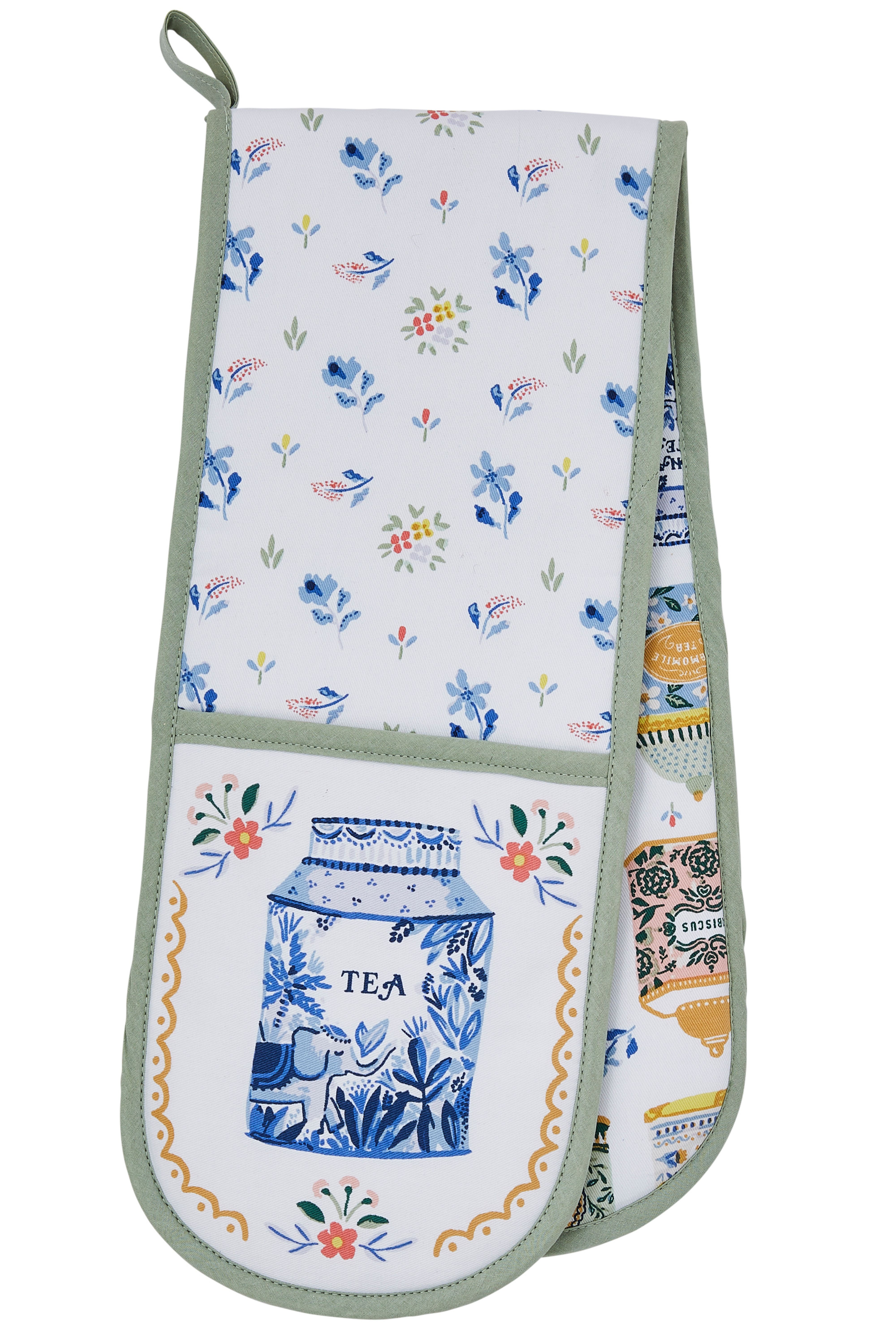 Ulster Weavers Tea Tins Double Oven Glove