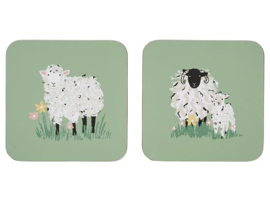 Ulster Weavers Woolly Sheep Cork Coasters