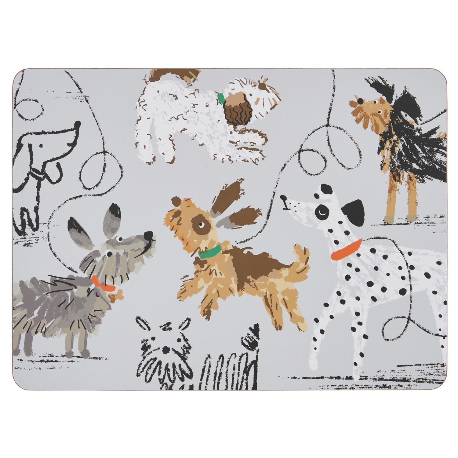 Ulster Weavers Dog Days Cork Placemats