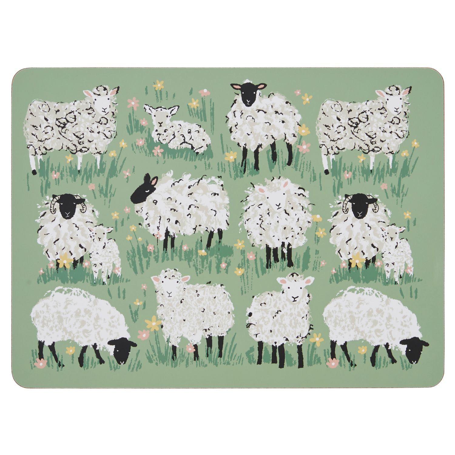 Ulster Weavers Woolly Sheep Cork Placemats