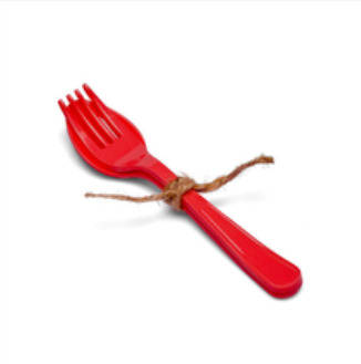 SuperSOSO Red Fork & Spoon (M)