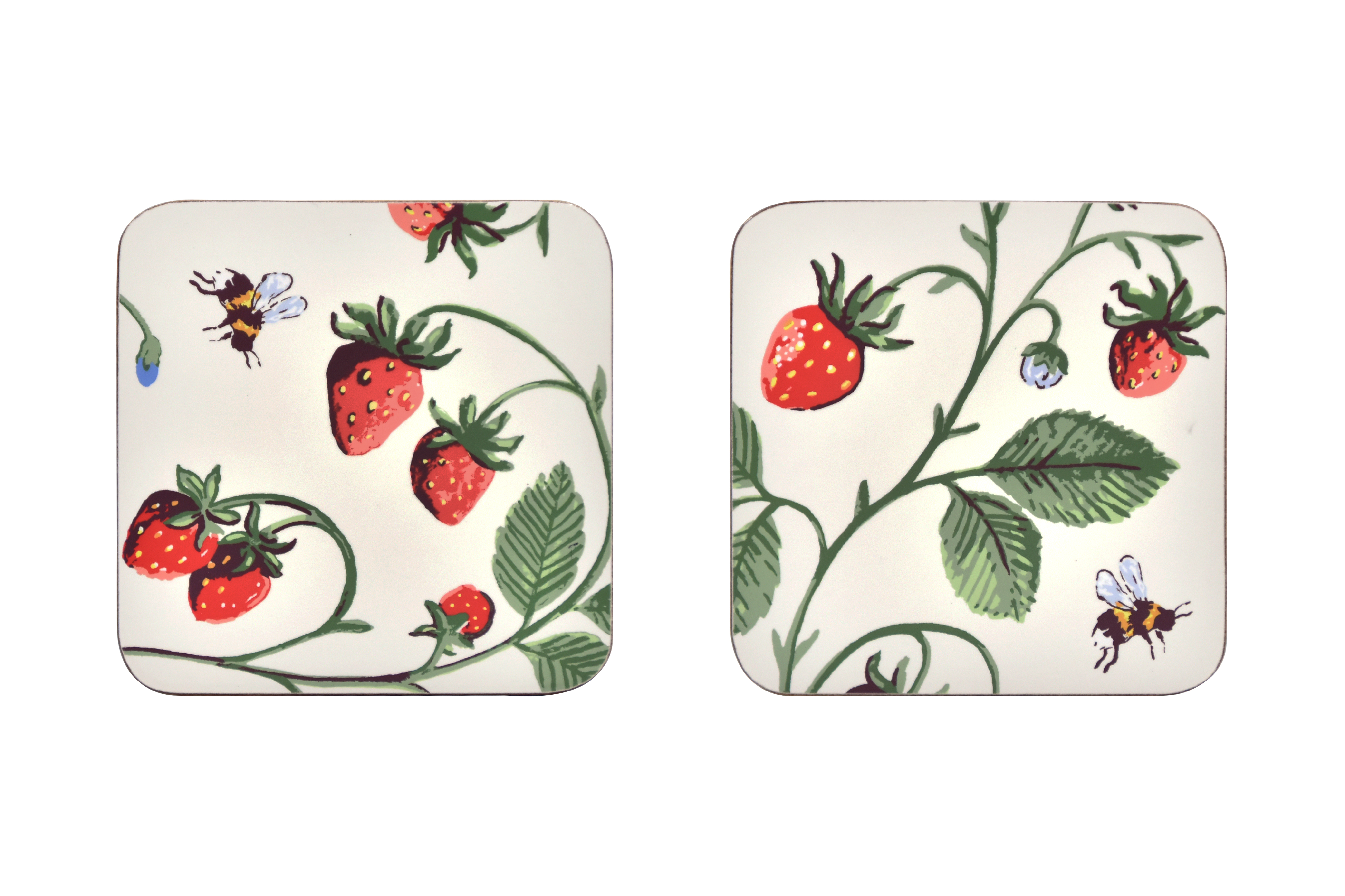 Ulster Weavers Strawberry Patch Cork Coaster