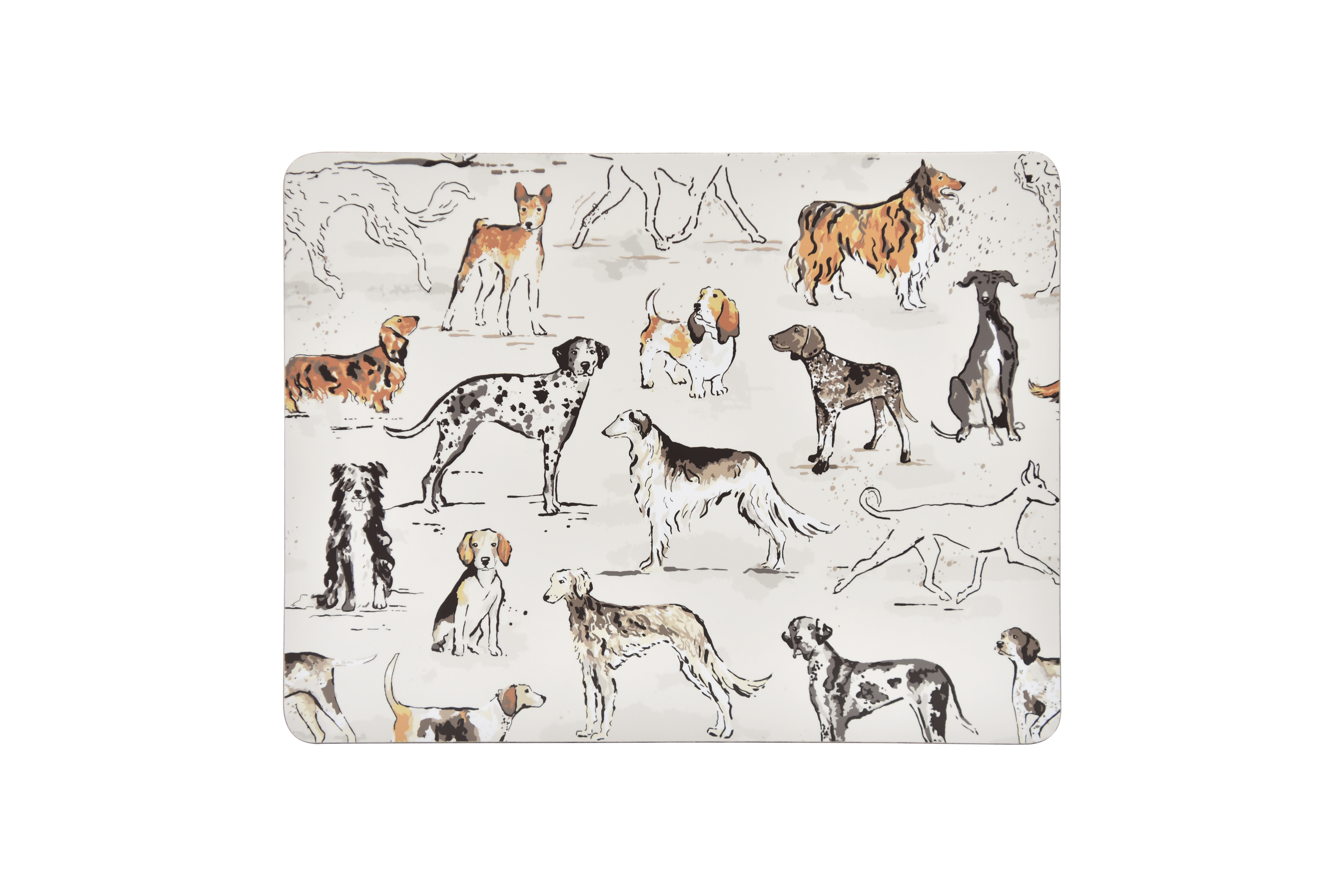Ulster Weavers Country Dogs Cork Placemat