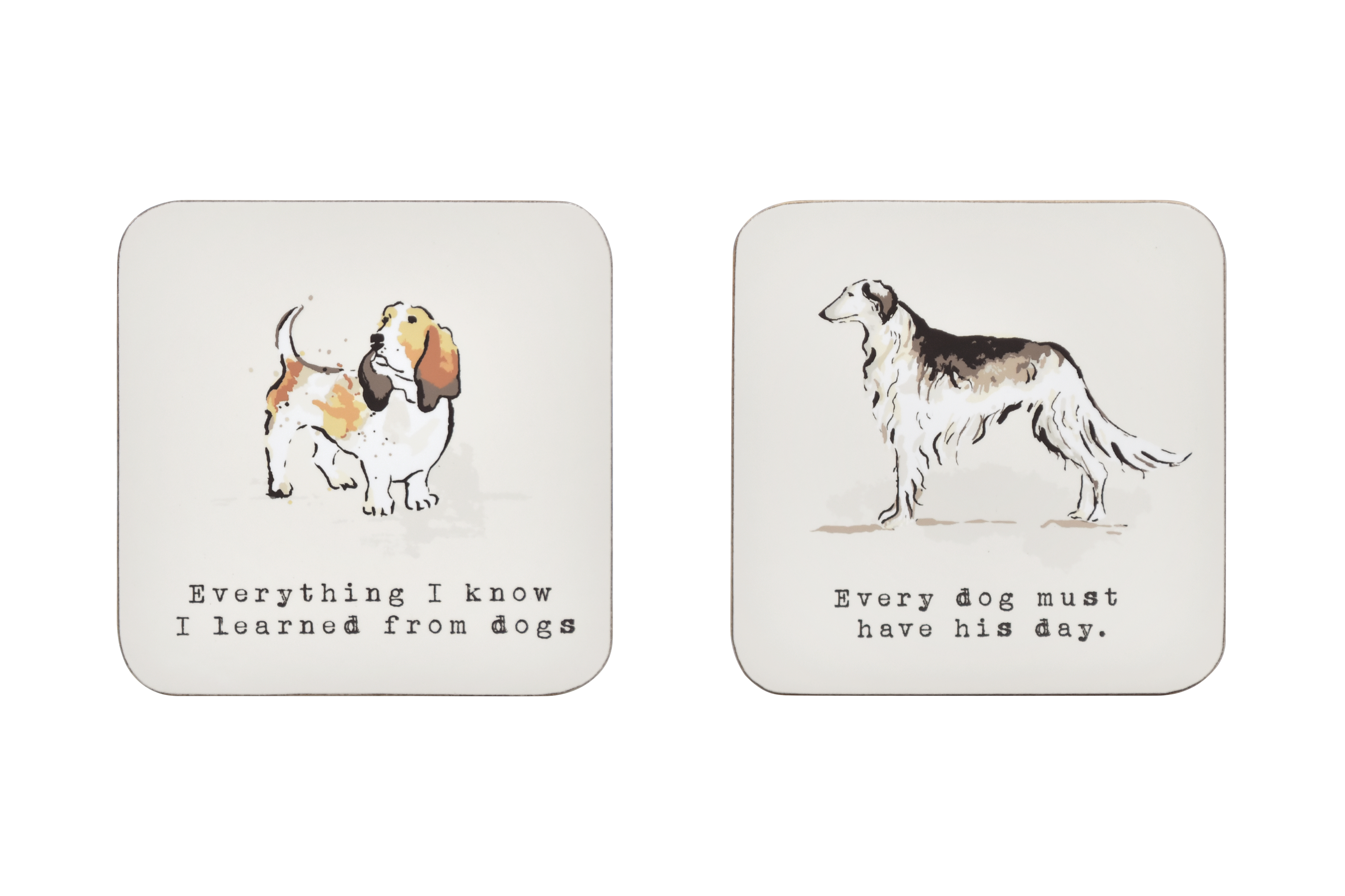 Ulster Weavers Country Dogs Cork Coasters