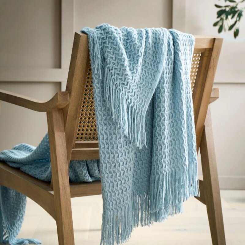 Textured Knit Blue