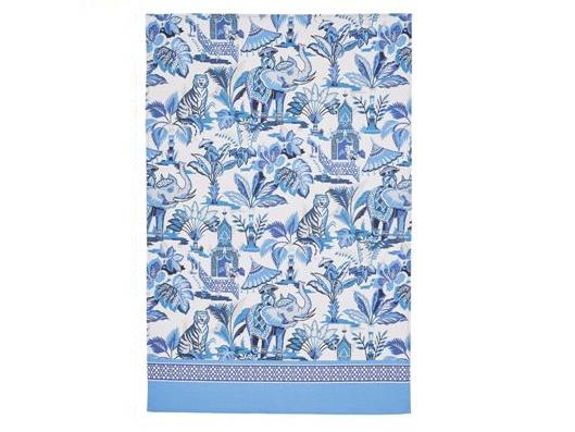 Ulster Weaver's India Blue Cotton Tea Towel
