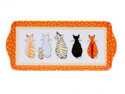 Ulster Weaver's Cats In Waiting Small Tray