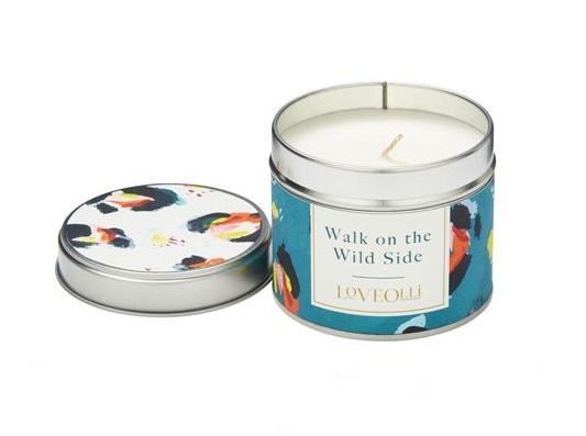 LoveOlli Walk On The Wild Side Tin Candle