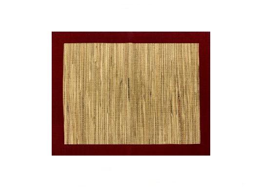 Balizen Plain Maroon Waterlily Placemat